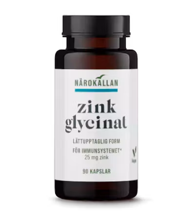 Närokällan Zinkglycinat 90 kapslar