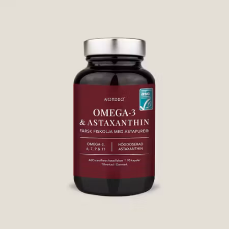 Nordbo, Omega-3 & Astaxanthin, 90 kap