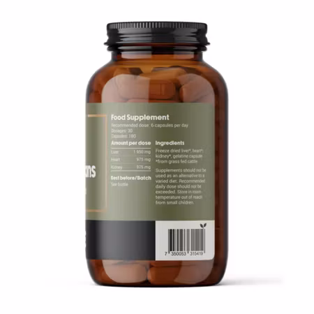 Dense Nötorgan 180 kapslar