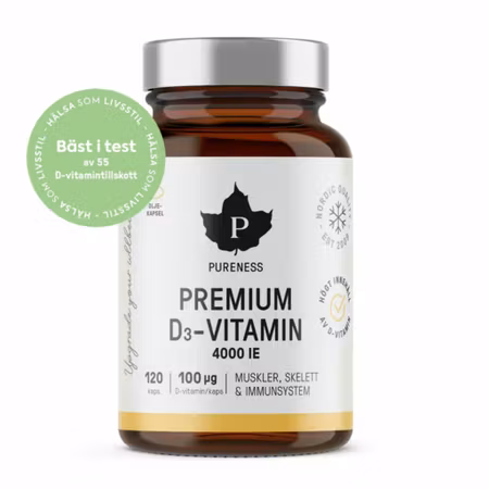 Premium D3-Vitamin 4000 IE - 120 kapslar