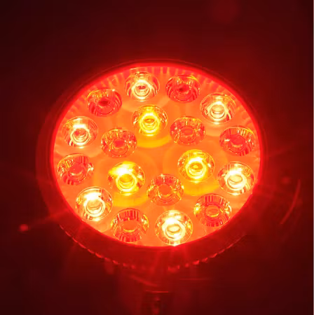 Rödljusterapi – Lampa med klämfäste