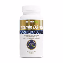 Vitamin D3+K2 60 kapslar