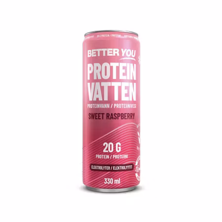 Proteinvatten Sweet Raspberry Elektrolyter 330ml