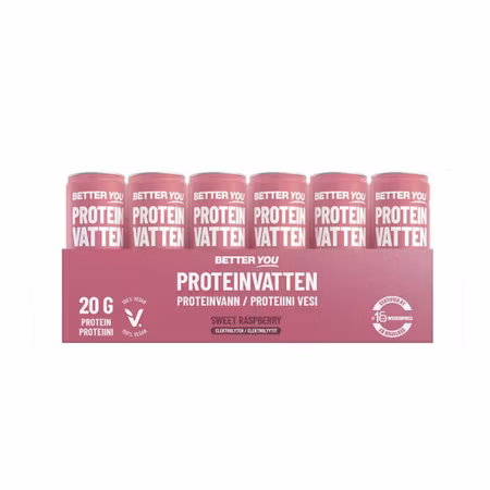 Proteinvatten Sweet Raspberry Elektrolyter 330ml
