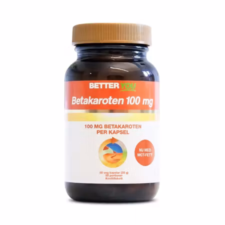 Betakaroten 100mg 50 kapslar