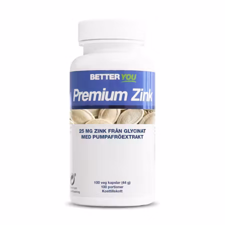 Premium Zink 100 kapslar