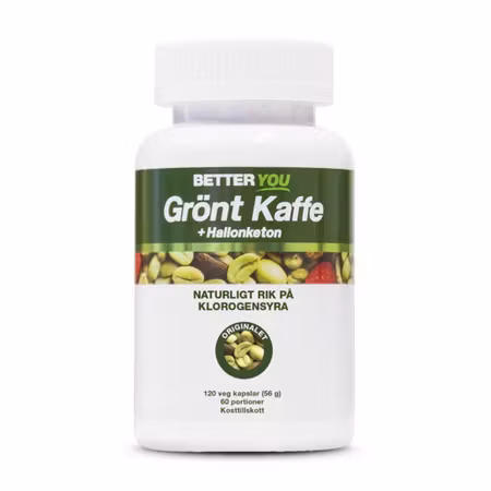 Grönt kaffe+ Hallonketon 120 kapslar