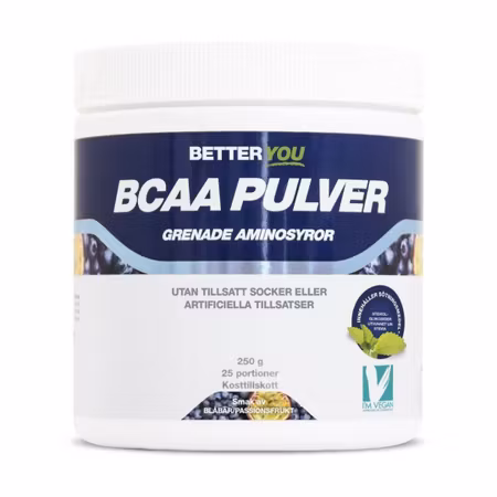 Naturligt BCAA Pulver 250g Passion/Blåbär