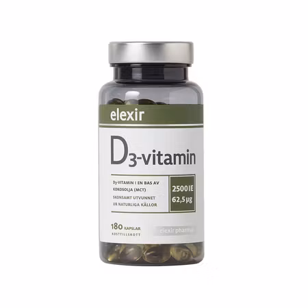 D3 Vitamin 2500IE 180 kapslar
