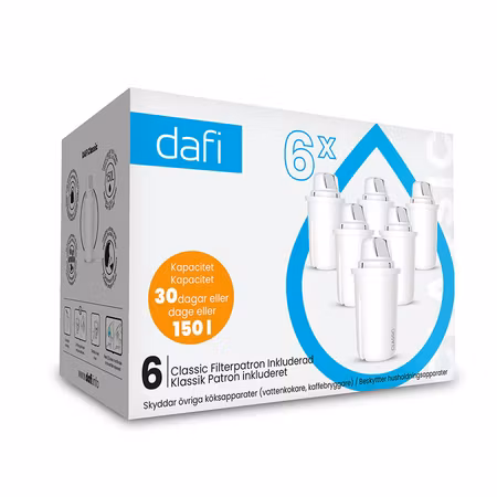 Filterpatroner 6-pack