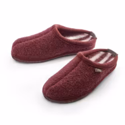 Ulle Stripe Ulltoffla, unisex - Bordeaux