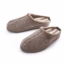 Ulle Stripe Ulltoffla, unisex - Beige Melange