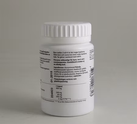 Omega-3 Barn 70 kapslar