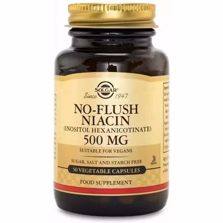 No Flush Niacin 500mg (Vitamin B3) 50k