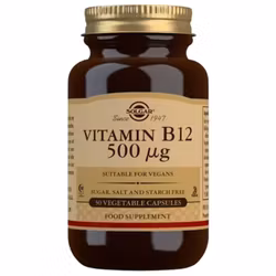 Vitamin B12 500µg 50 kapslar