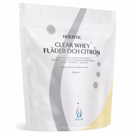 Clear Whey vassleproteinisolat fläder och citron, 400g