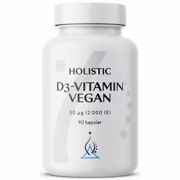 D3-vitamin vegan 2000, 90 kapslar