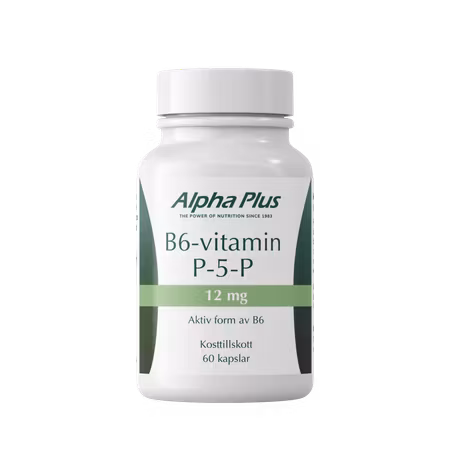 B6-vitamin P-5-P 12mg 60 kapslar
