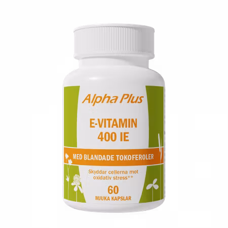 E-vitamin 400 IE 60 kap