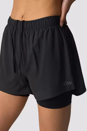 Mirage 2-i-1 Shorts Wmn Svart