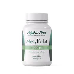 Metylfolat 1000 µg 90 kap