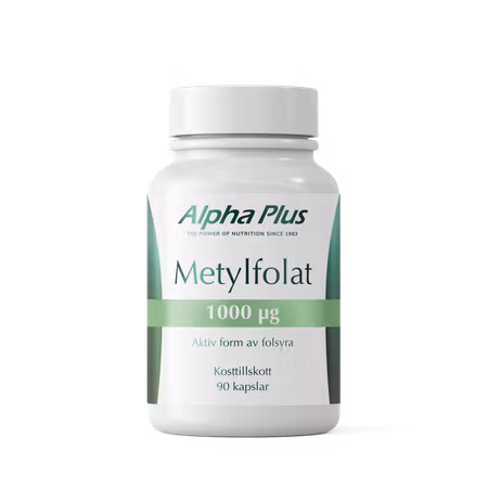 Metylfolat 1000 µg 90 kap