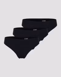 Mjuka Thong 3-pack Svarta
