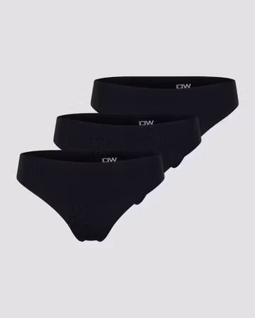 Mjuka Thong 3-pack Svarta