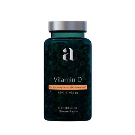 Vitamin D 2500IE 180 mjuka kapslar