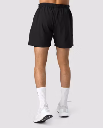 Träningsshorts 2-i-1 Svarta