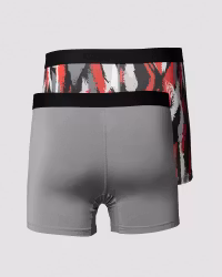 Sportboxershorts 2-pack Grå/Röd