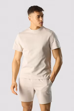 Revive Heavy T-shirt Herr Beige