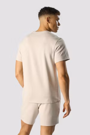 Revive Heavy T-shirt Herr Beige