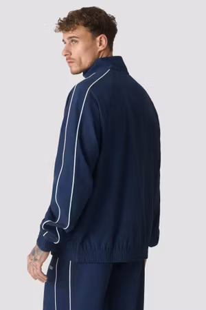 Kontrastträningsjacka Midnattsblå