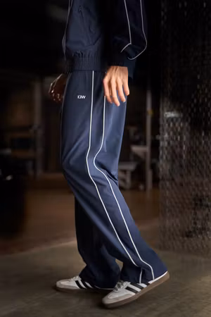 Kontrast Träningsbyxor Midnattsblå