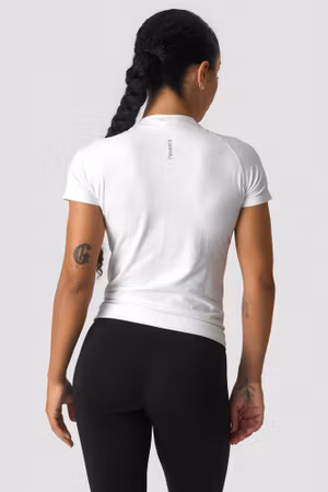 Define Seamless T-shirt Vit Snö