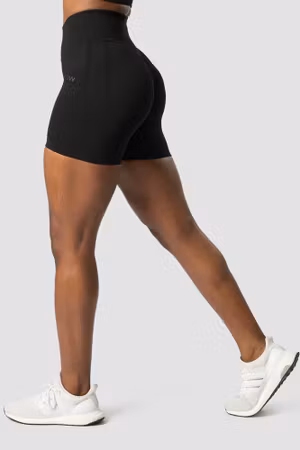 Rush Sömlösa Shorts Svarta