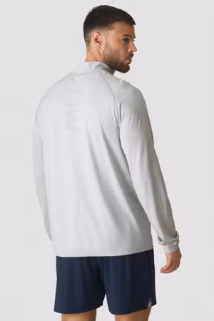 Stride 1/4 Långärmad Vit Snö