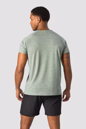 Tränings-T-shirt i mesh Herr Racinggrön