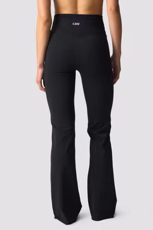 Nimble Flared Tights Svarta