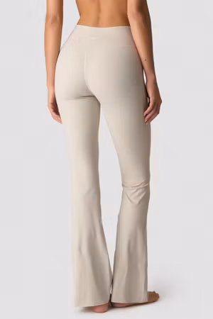 Nimble No-rise Flared Tights Tall W Stengrå