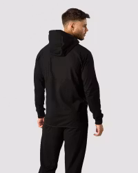 Aktivitetshoodie svart herr