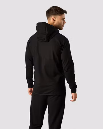 Aktivitetshoodie svart herr