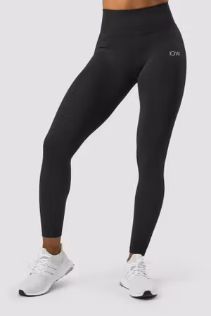 Define Seamless Scrunch Tights Black