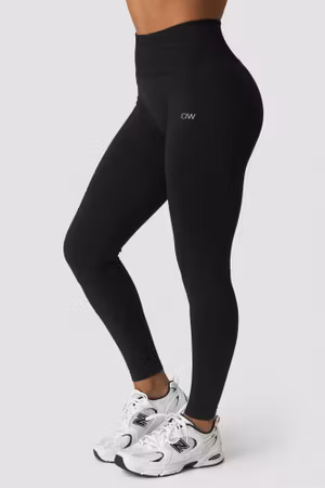 Define Seamless V-Shape Tights Black
