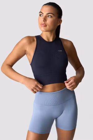 Define Seamless Cropped Linne Svart