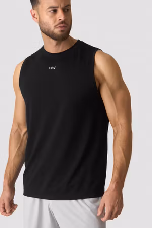 Stride Ärmlös T-shirt Svart