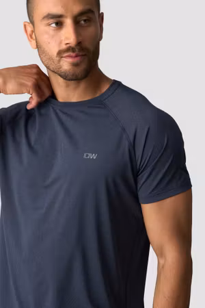 Träningsmelange T-shirt Herr Midnattsblå