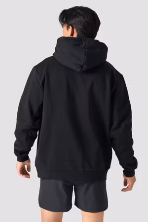 Vardagshoodie Herr Svart