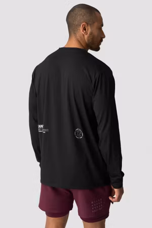 Mirage Dri-Release Långärmad Tröja Med Tryck M Svart